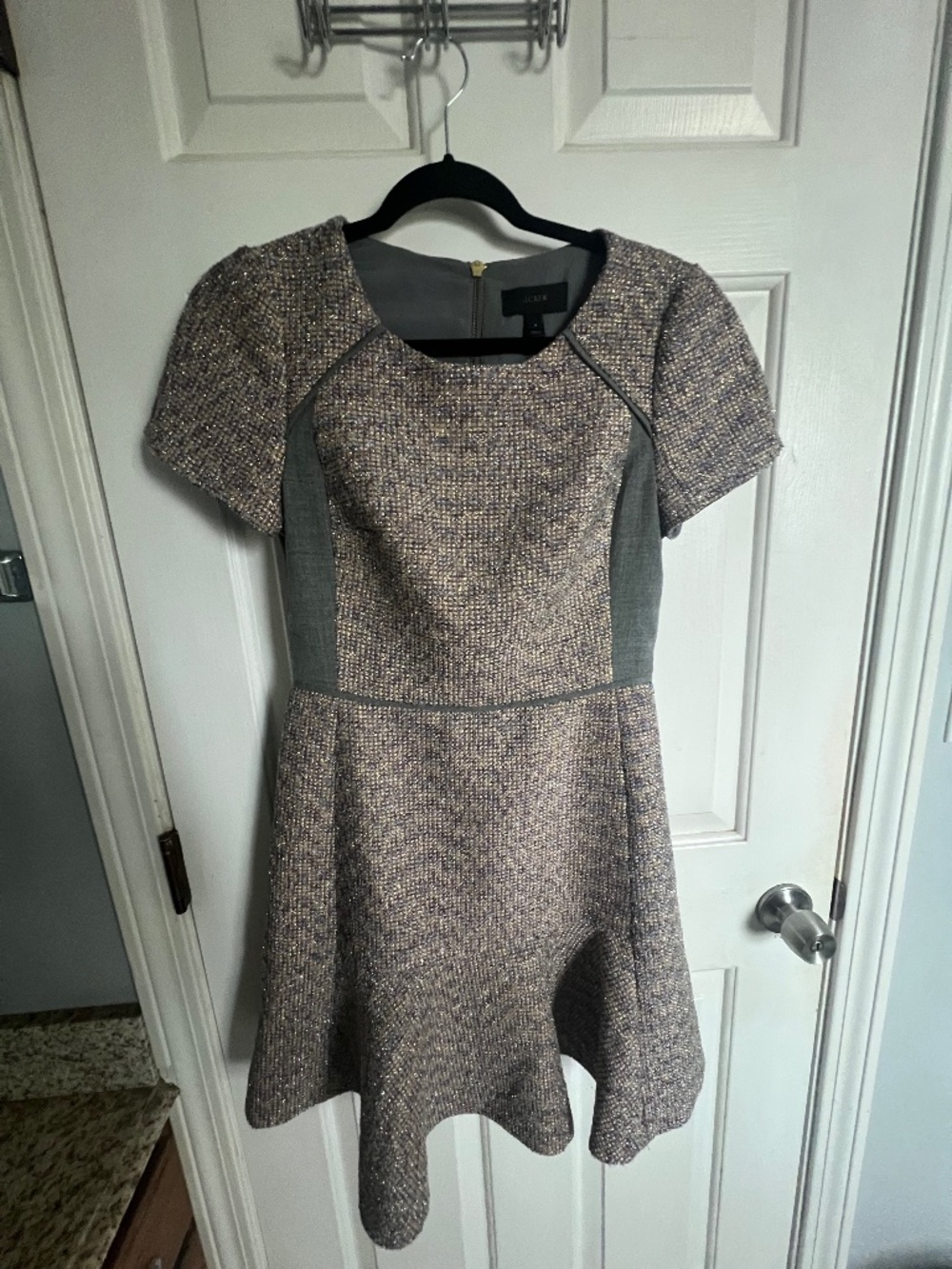 J.Crew multicolor tweed dress